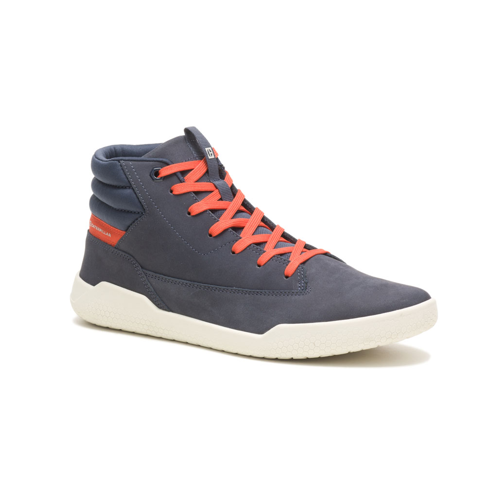 Men's Caterpillar Hex Hi Trainers Navy Ireland YPNF07928